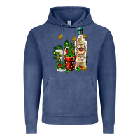 Vintage Denim cocrtail martini and gift and snow Vintage Hoodie - AdoDesignShop