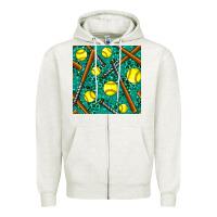 Oatmeal Heather softball bat with leopard and glitter seamless pattern Zipper Hoodie - BundleAndBundleShop