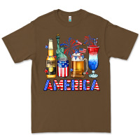 Cacao 4th of July American drinks America Premium Tee - Neo Western