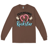Chestnut educational rockstar Long Sleeve Tee - MaliasSmallBusiness
