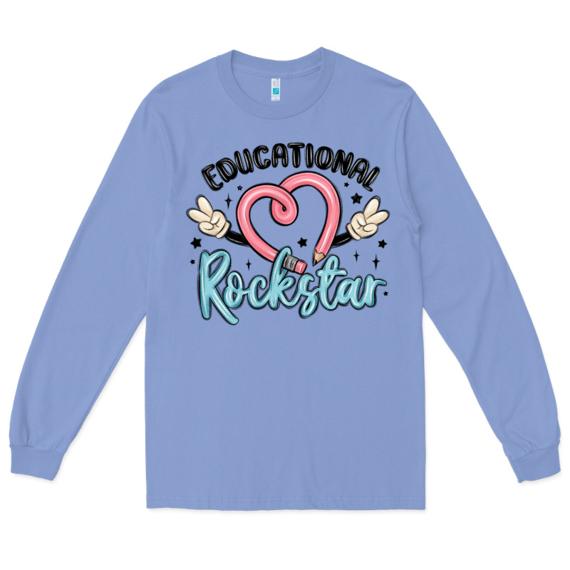 Educational Rockstar Long Sleeve Tee by MaliasSmallBusiness | Teevron