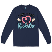 Navy educational rockstar Long Sleeve Tee - MaliasSmallBusiness