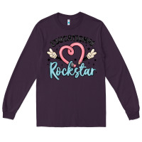 Plum educational rockstar Long Sleeve Tee - MaliasSmallBusiness