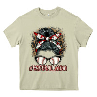 Mossy baseballmom messy bun Heavy Core Tee - BarkalooDesign