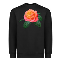 Black chicago peace rose Heavyweight Sweatshirt - LillyAllenDesigns