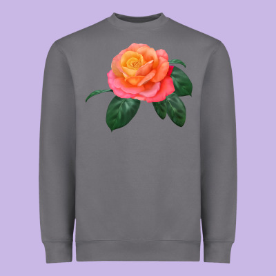 Chicago Peace Rose Heavyweight Sweatshirt Designed By Lillyallendesigns