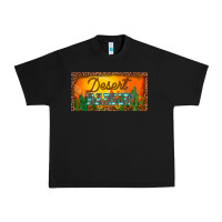 Black western desert darlin sunset cactus leopard serape   license plate tem Urban Heavy Tee - BarkalooDesign