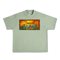 Oil Green western desert darlin sunset cactus leopard serape   license plate tem Urban Heavy Tee - BarkalooDesign