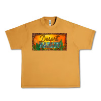 Peanut Butter western desert darlin sunset cactus leopard serape   license plate tem Urban Heavy Tee - BarkalooDesign