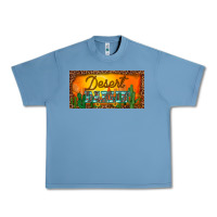 Pebble Blue western desert darlin sunset cactus leopard serape   license plate tem Urban Heavy Tee - BarkalooDesign