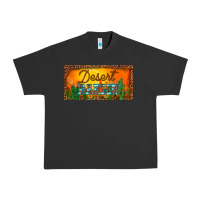 Pigment Black western desert darlin sunset cactus leopard serape   license plate tem Urban Heavy Tee - BarkalooDesign