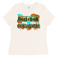 Bone basketball grandma with leopard Ladies Tee - Zillion Design Studio