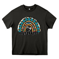 Asphalt western mama rainbow Heavy Core Tee - RanaPortraitStore