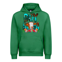 Emerald Boy Mom Flowers Cow Urban Hoodie - CowCowDesign