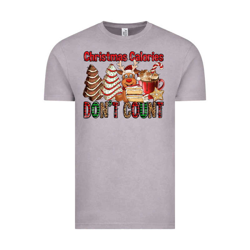 Christmas Calories Don't Count Christmas Tree Cake Vintage Tee by Jasminsmagicworld | Teevron