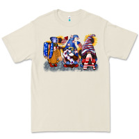 Bone USA 4th of July gnomes  4th of july Premium Tee - CowGirlArtShop