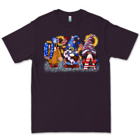 Plum USA 4th of July gnomes  4th of july Premium Tee - CowGirlArtShop
