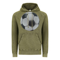 Vintage Olive soccer ball Vintage Hoodie - JahusDesignShop