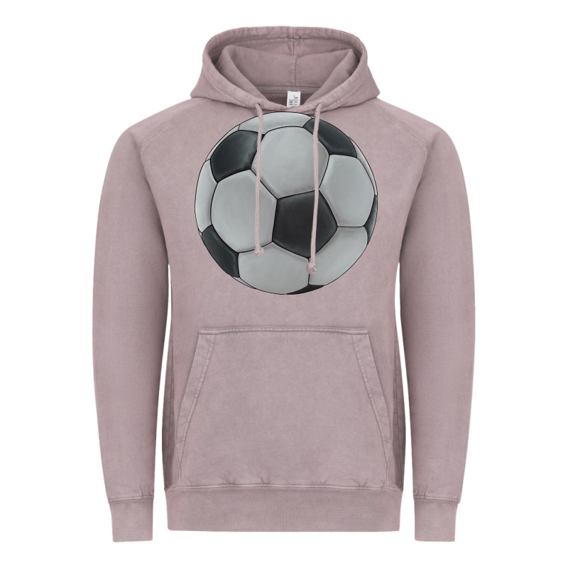 Soccer Ball Vintage Hoodie by JahusDesignShop | Teevron