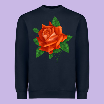 Tropicana Rose Heavyweight Sweatshirt Designed By Lillyallendesigns