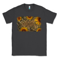 Smoke Camouflage Leopard Sunflower Background Classic Tee - Jasminsmagicworld
