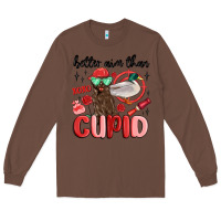 Chestnut better aim than cupid with dog and duck Long Sleeve Tee - MaliasSmallBusiness