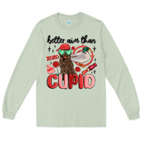 Matcha better aim than cupid with dog and duck Long Sleeve Tee - MaliasSmallBusiness
