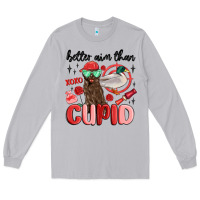Moon Dust better aim than cupid with dog and duck Long Sleeve Tee - MaliasSmallBusiness