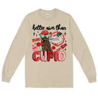 Mushroom better aim than cupid with dog and duck Long Sleeve Tee - MaliasSmallBusiness