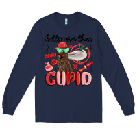 Navy better aim than cupid with dog and duck Long Sleeve Tee - MaliasSmallBusiness
