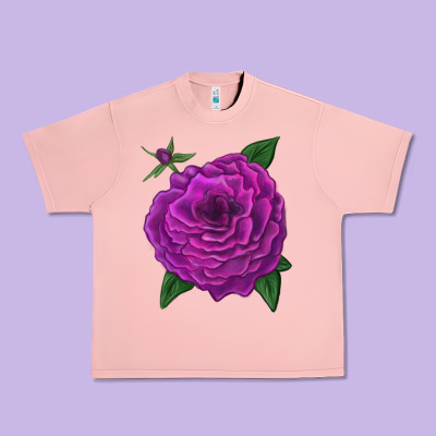 Celestial Rose Urban Heavy Tee Designed By Lillyallendesigns