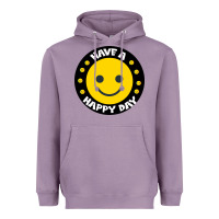 Lavender Have A Happy Day Heavyweight Hoodie - Bettercallsaul