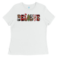 White believe Ladies Tee - JahusDesignShop