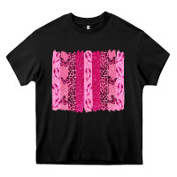 Black Breast Cancer Brushstrokes Heavy Core Tee - texasbilliewilder