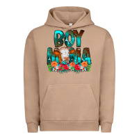 Pigment Burro Boy Mama Flowers Cow Urban Hoodie - CowCowDesign