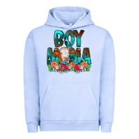 Pigment Grape Ice Boy Mama Flowers Cow Urban Hoodie - CowCowDesign
