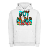 Pigment Lunar Rock Boy Mama Flowers Cow Urban Hoodie - CowCowDesign