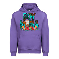 Tulip Boy Mama Flowers Cow Urban Hoodie - CowCowDesign