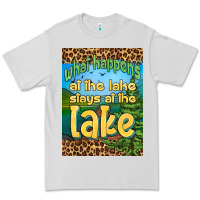 Dove Grey what happens at the lake stays at the lake air freshener Premium Tee - HRA Design Shop