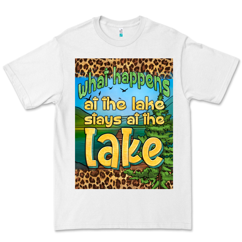 What Happens At The Lake Stays At The Lake Air Freshener Premium Tee by HRA Design Shop | Teevron