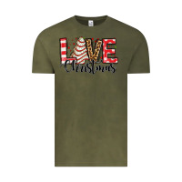 Vintage Olive love christmas tree cake Vintage Tee - Jasminsmagicworld