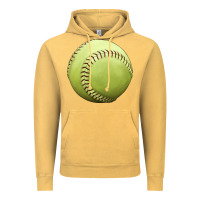 Vintage Mustard softball ball Vintage Hoodie - JahusDesignShop
