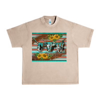 French Oak western cow serape leopard sunflowers mousepad Urban Heavy Tee - BarkalooDesign
