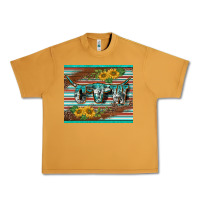 Peanut Butter western cow serape leopard sunflowers mousepad Urban Heavy Tee - BarkalooDesign