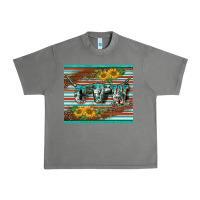 Tornado western cow serape leopard sunflowers mousepad Urban Heavy Tee - BarkalooDesign