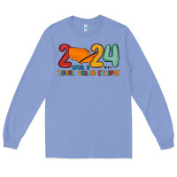 Colony Blue total solar eclipse Long Sleeve Tee - MaliasSmallBusiness