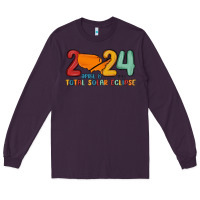 Plum total solar eclipse Long Sleeve Tee - MaliasSmallBusiness
