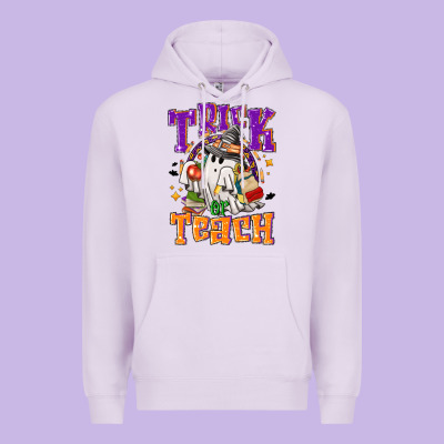 Trick Or Teach Halloween Premium Hoodie Designed By Nancycooperartshop