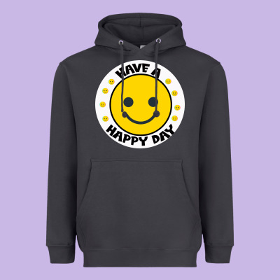 Have A Happy Day Heavyweight Hoodie Designed By Bettercallsaul