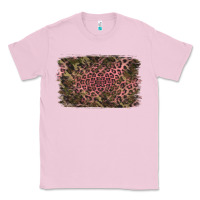 Bubblegum Pink Camouflage Pink Leopard Background Classic Tee - Jasminsmagicworld